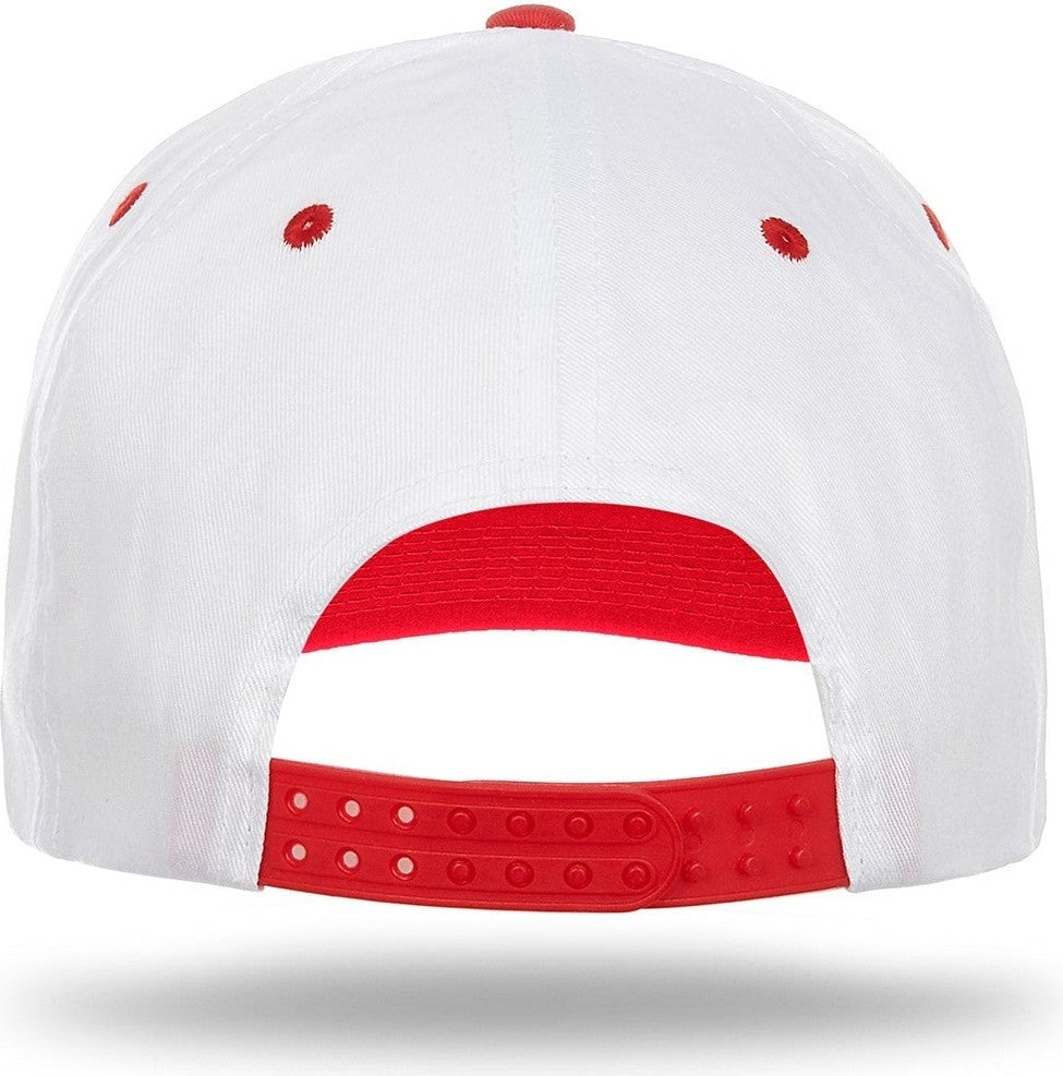 Cobra Cap Ptc-2 6 Panel Pro Twill 2tone - White Red