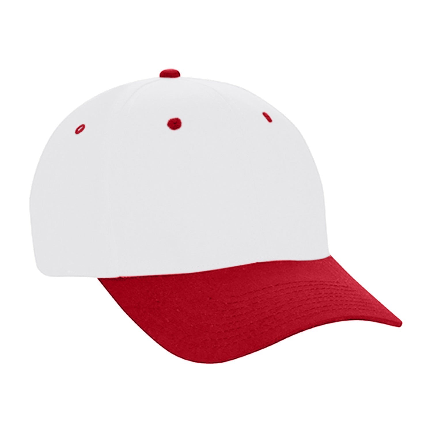 Cobra Cap Ptc-2 6 Panel Pro Twill 2tone - White Red