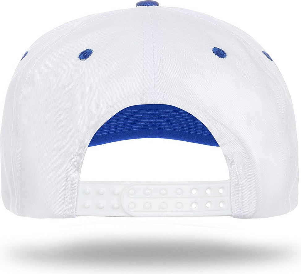 Cobra Cap Ptc-2 6 Panel Pro Twill 2tone - White Royal