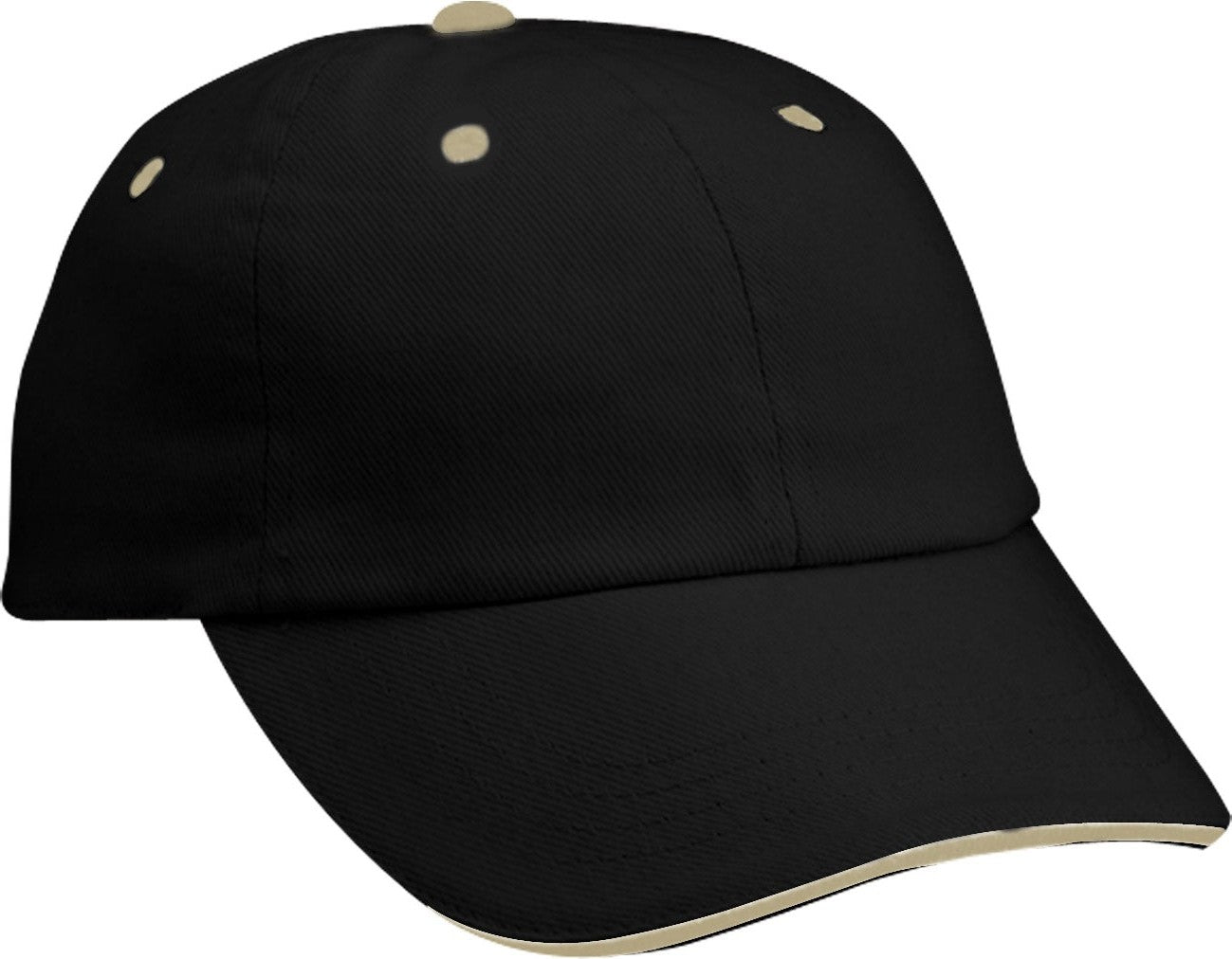 Cobra Cap Pts-r Brushed Sandwich Relax - Black Khaki