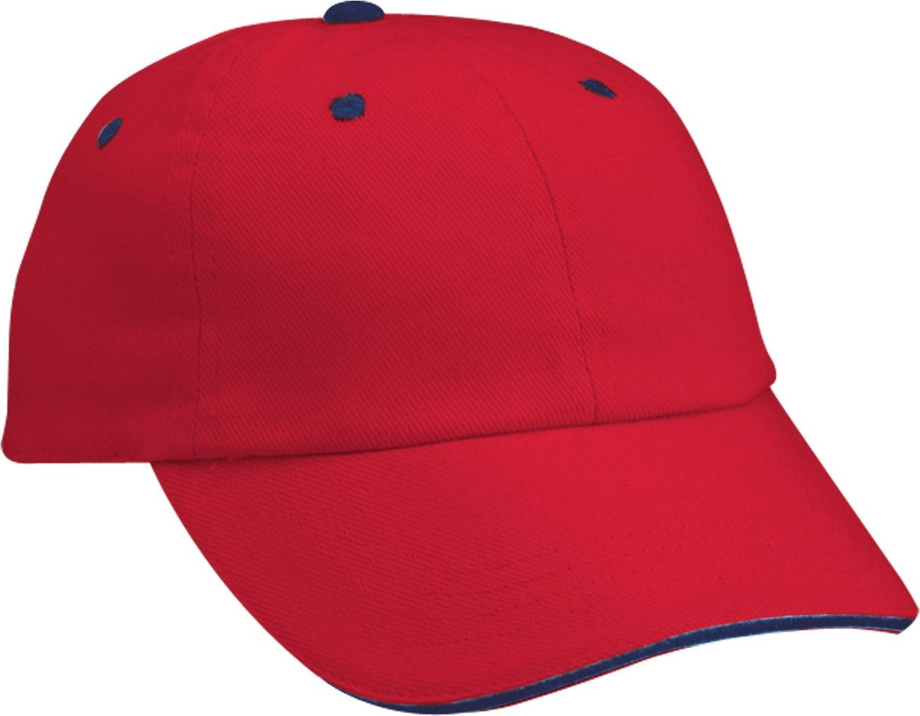 Cobra Cap Pts-r Brushed Sandwich Relax - Red Navy