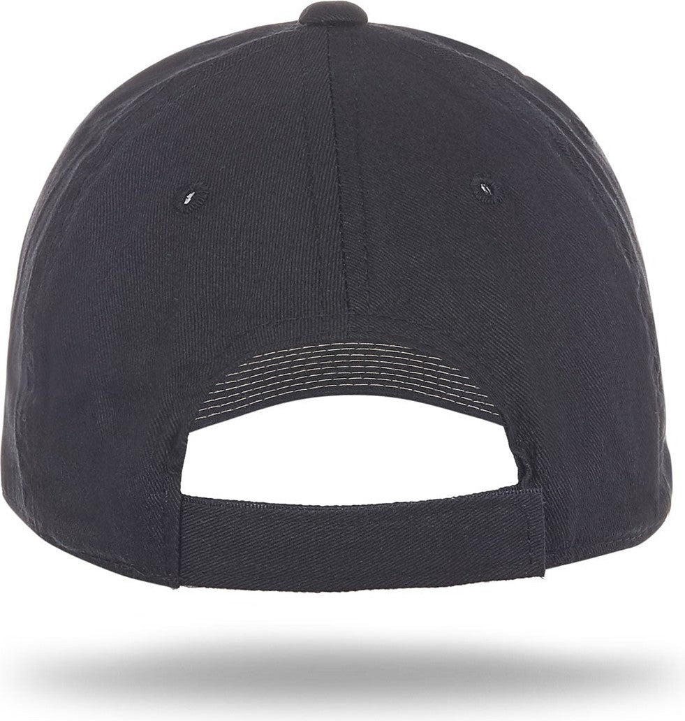 Cobra Cap Ptv-r 6 Panel Cotton Twill Relaxed - Black