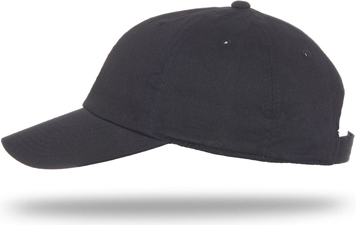 Cobra Cap Ptv-r 6 Panel Cotton Twill Relaxed - Black
