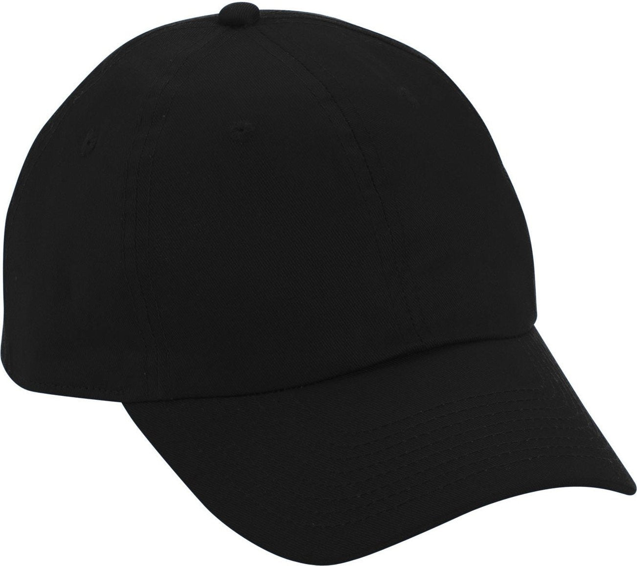 Cobra Cap Ptv-r 6 Panel Cotton Twill Relaxed - Black