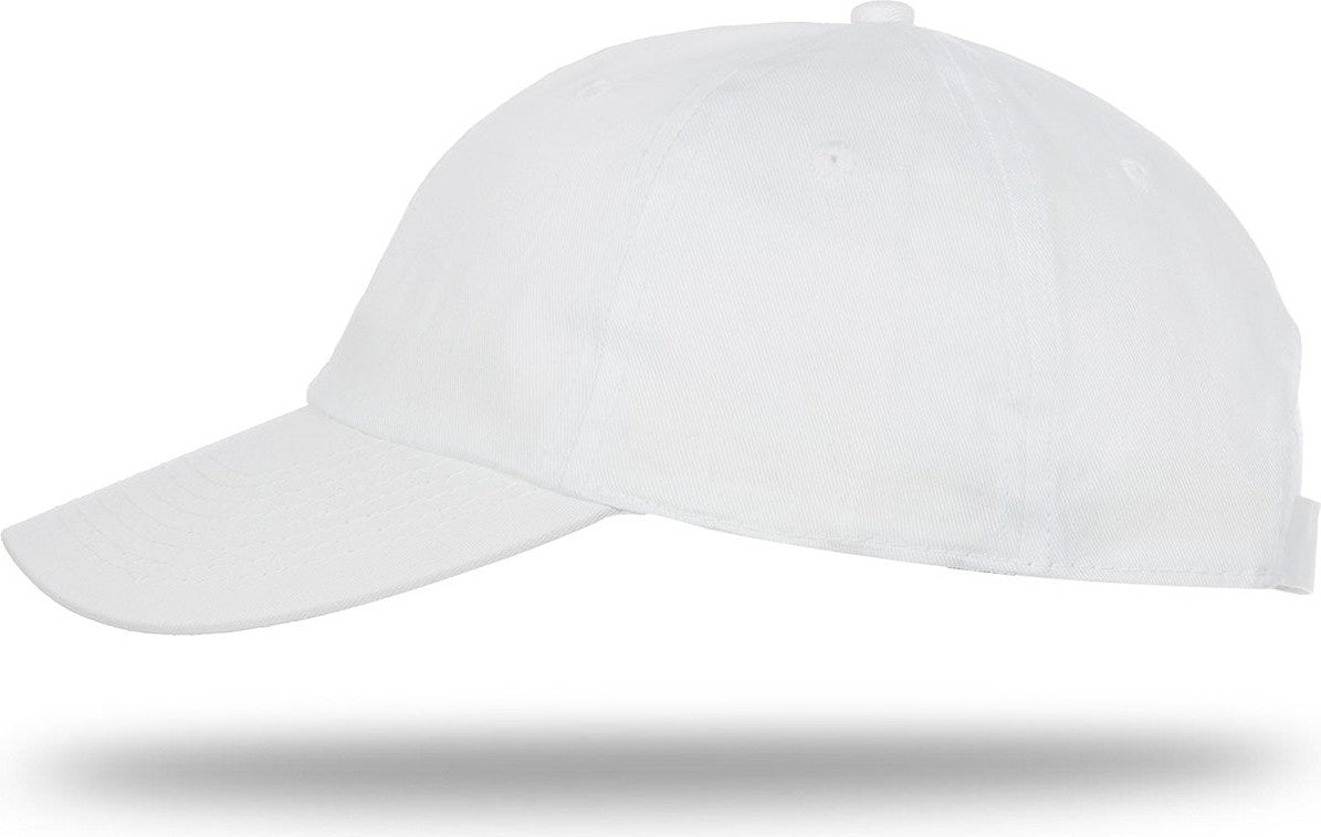 Cobra Cap Ptv-r 6 Panel Cotton Twill Relaxed - White