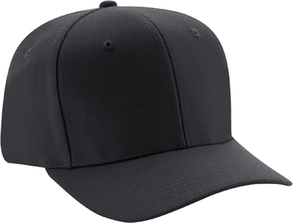 Cobra Cap Pwc 6 Panel Pro Wool Blend - Black