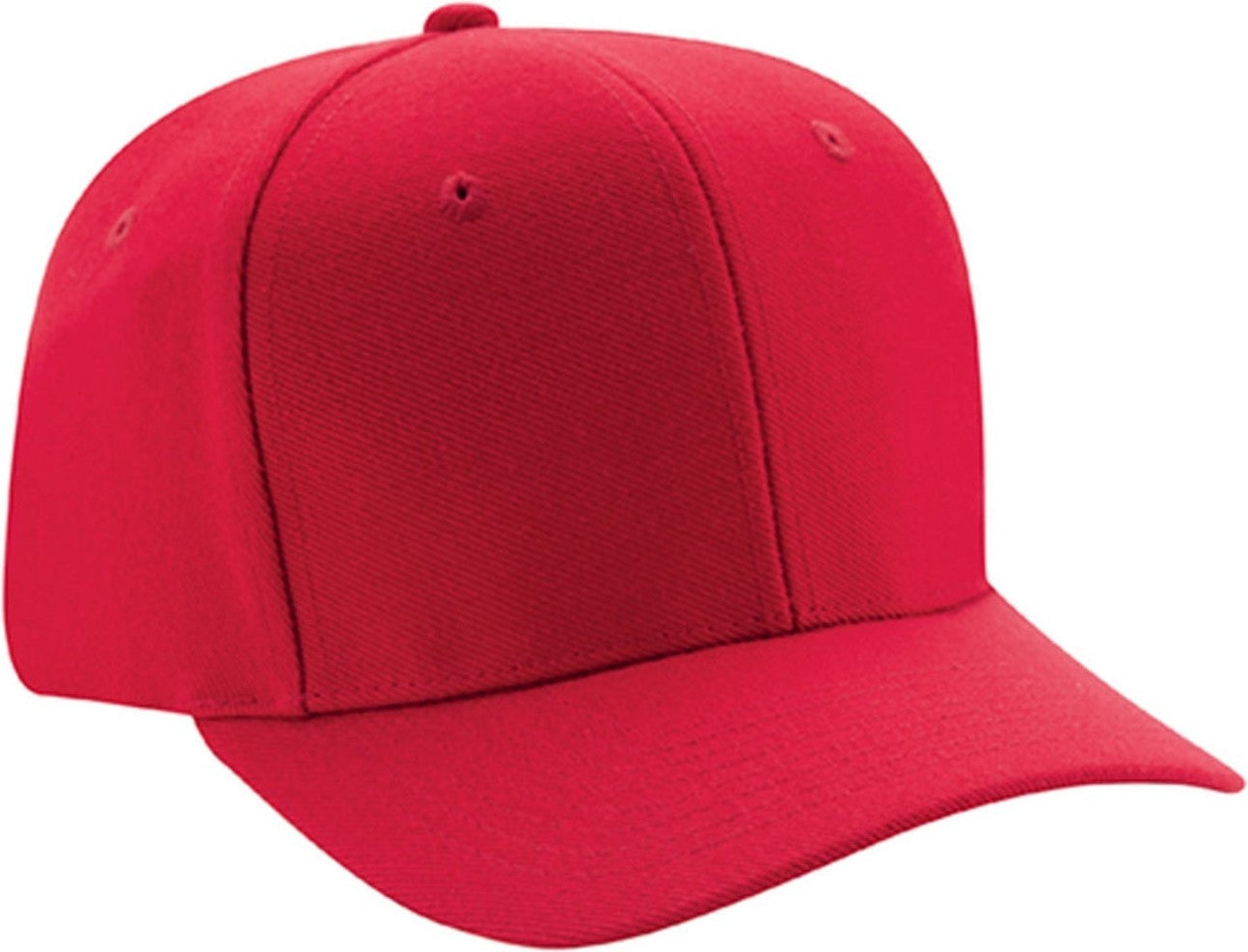 Cobra Cap Pwc 6 Panel Pro Wool Blend - Red