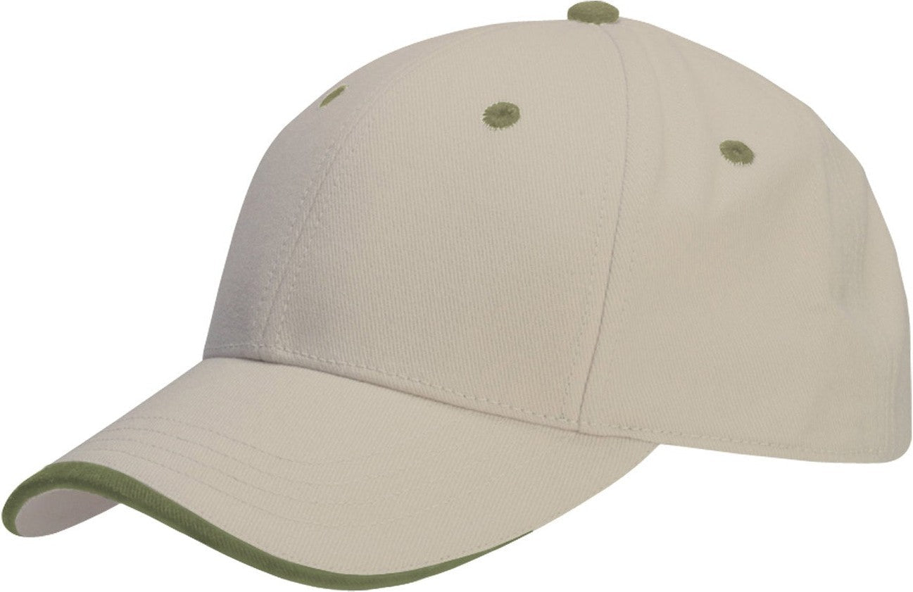 Cobra Cap Pws Pro Wave Sandwich Brushed - Khaki Olive