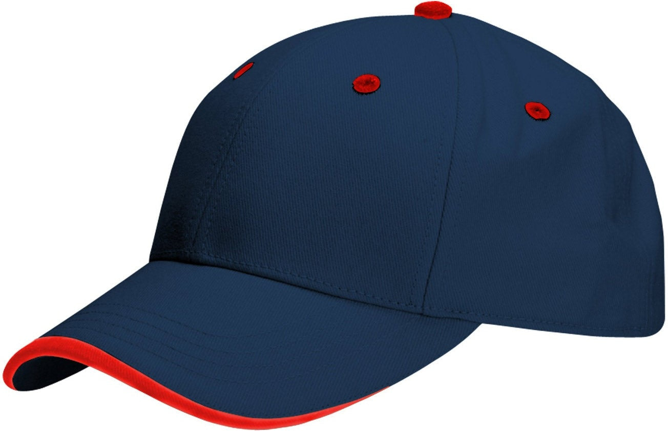 Cobra Cap Pws Pro Wave Sandwich Brushed - Navy Red