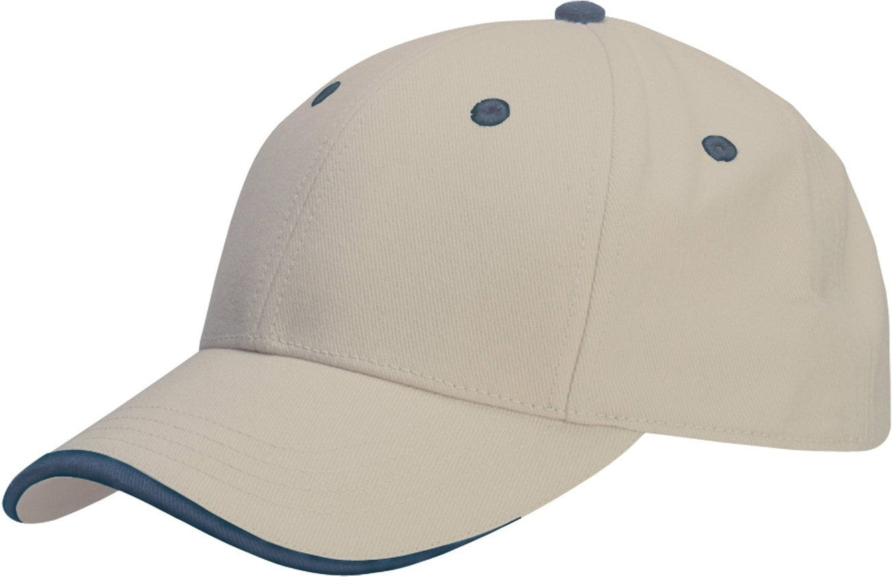 Cobra Cap Pws Pro Wave Sandwich Brushed - Stone Navy
