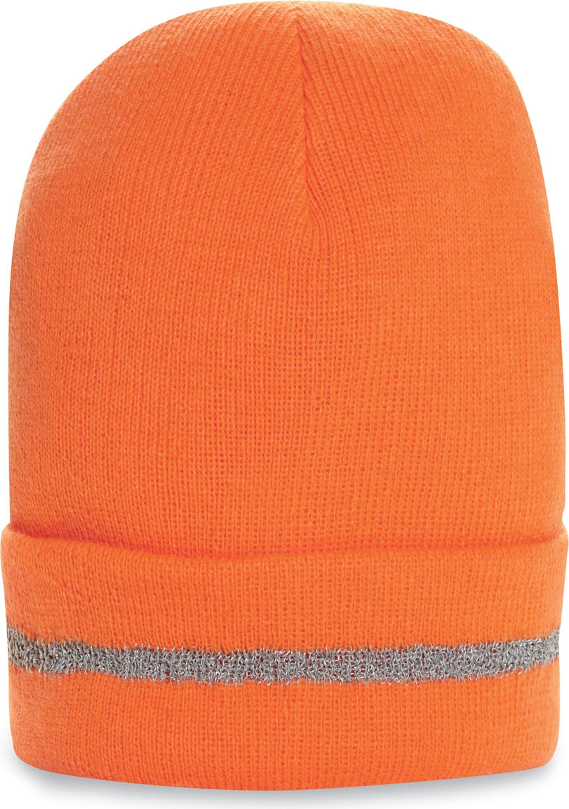 Cobra Cap Saf-b Knit Beanie Neon Safety/reflec - Safety Orange