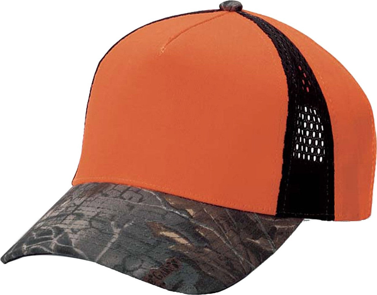 Cobra Cap Sgv-c 5 Panel Superflauge Game v Sides - Flame Orange Black