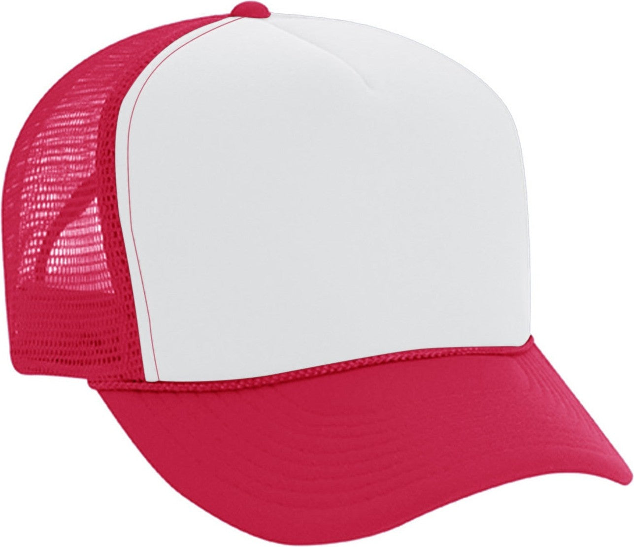 Cobra Cap Smc Summer Foam Front/mesh Back - White Red