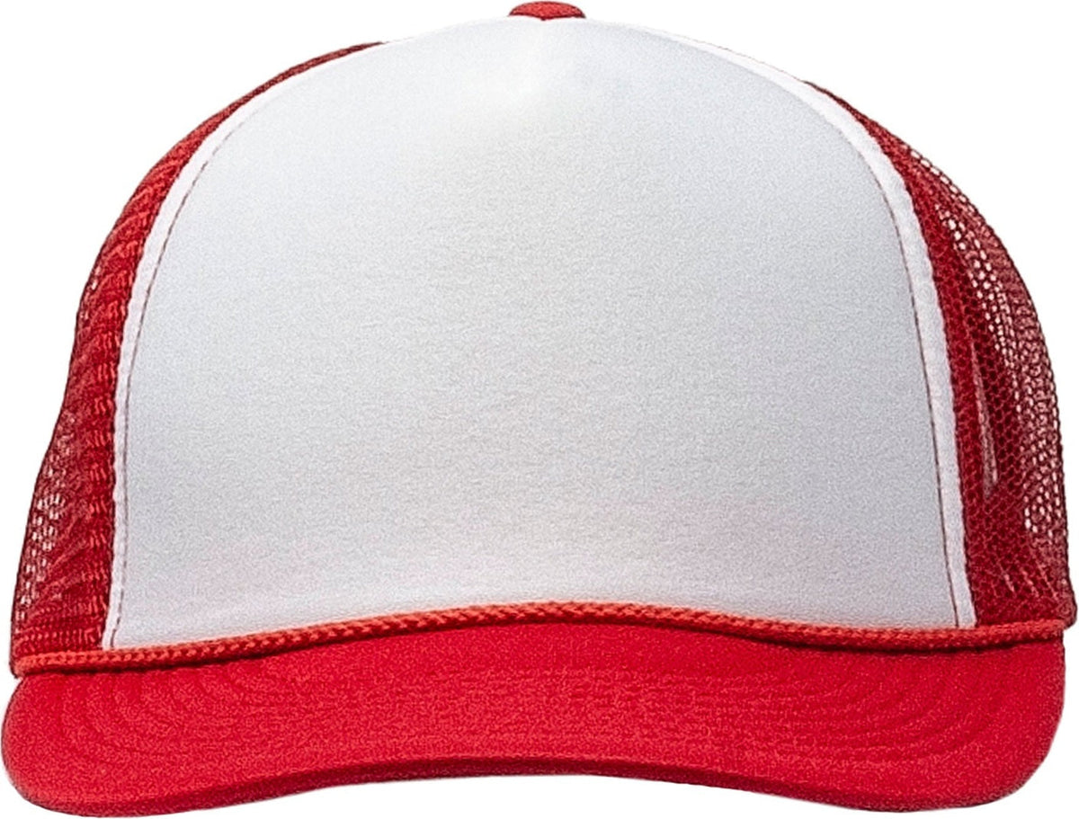 Cobra Cap Smc Summer Foam Front/mesh Back - White Red - Whitered