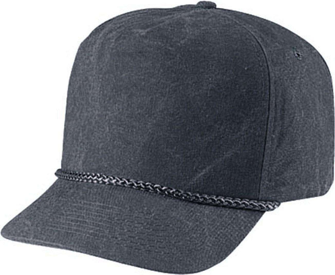 Cobra Cap Swt 5 Panel Stone Washed Canvas Golf - Charcoal