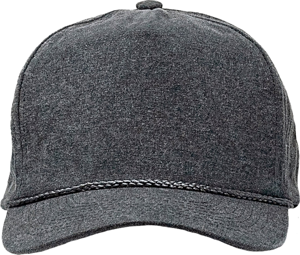 Cobra Cap Swt 5 Panel Stone Washed Canvas Golf - Charcoal