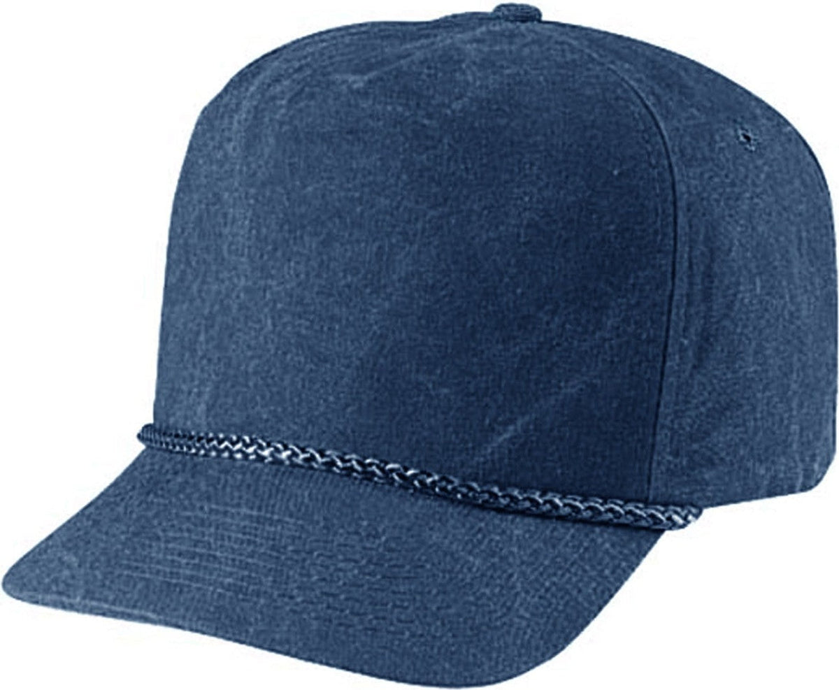 Cobra Cap Swt 5 Panel Stone Washed Canvas Golf - Indigo