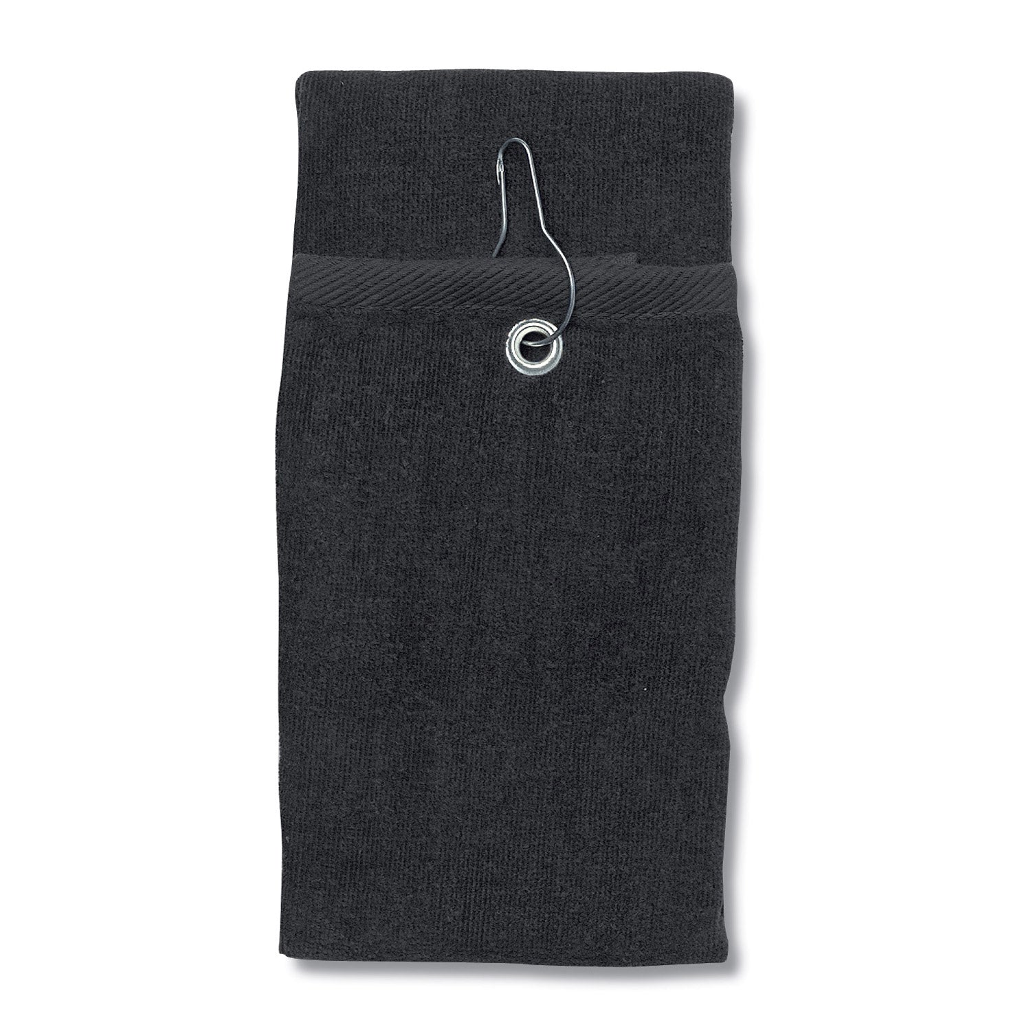 Cobra Cap T-800g Trifold Grommet/hook Towel - Black