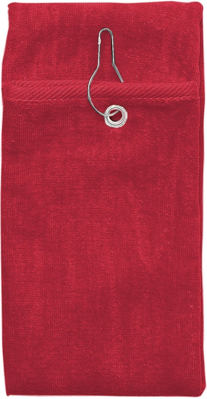 Cobra Cap T-800g Trifold Grommet/hook Towel - Red
