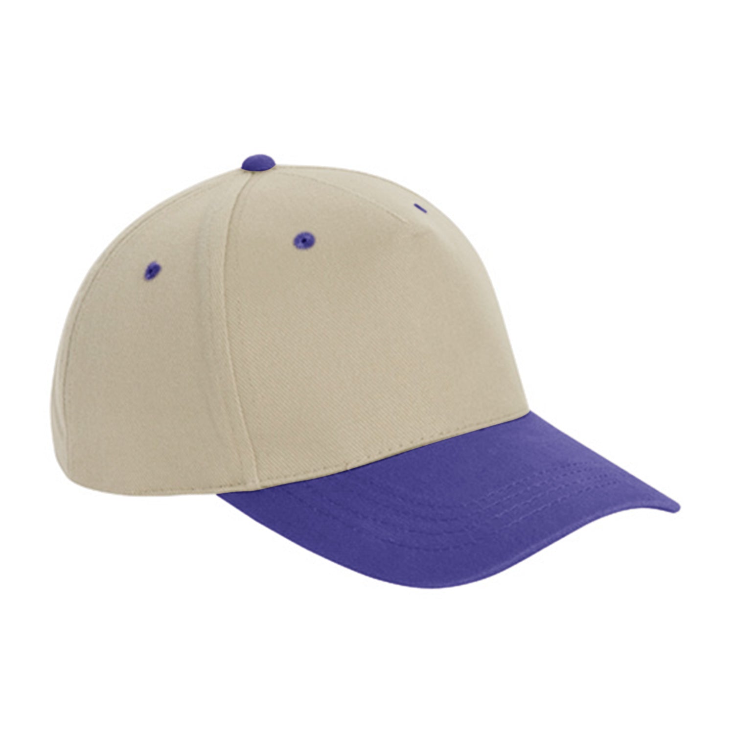 Cobra Cap Tbv 5 Panel Brushed Cotton - Khaki Royal