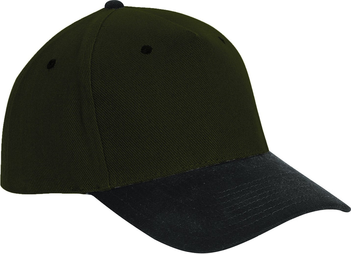 Cobra Cap Tbv 5 Panel Brushed Cotton - Loden Black