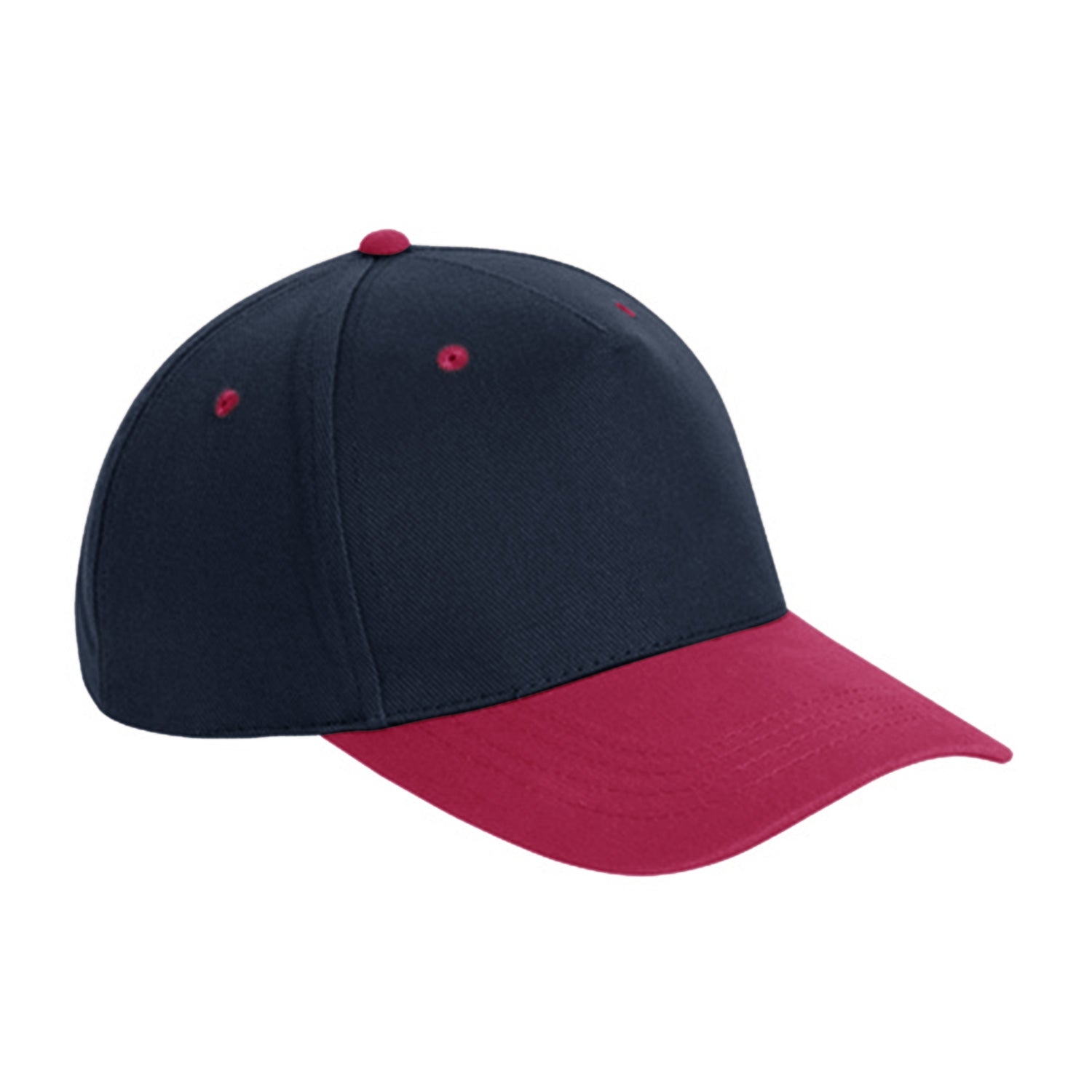 Cobra Cap Tbv 5 Panel Brushed Cotton - Navy Red