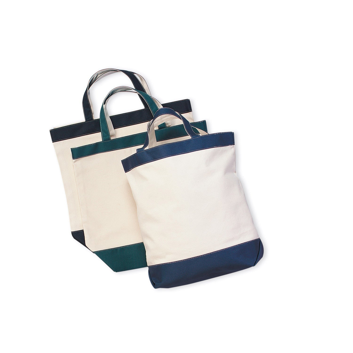 Cobra Cap Tc-m Medium 12oz Canvas Tote - Natural Navy