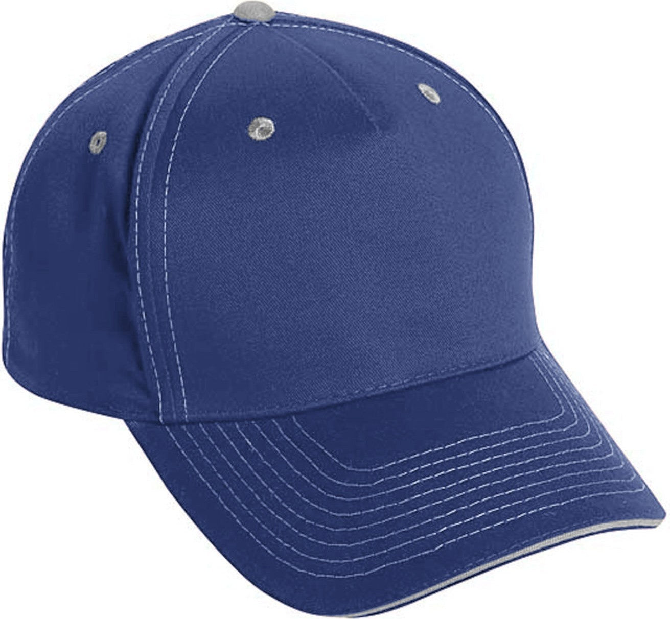 Cobra Cap Tcv-s 5 Panel Brushed Twill Sandwich - Royal Khaki
