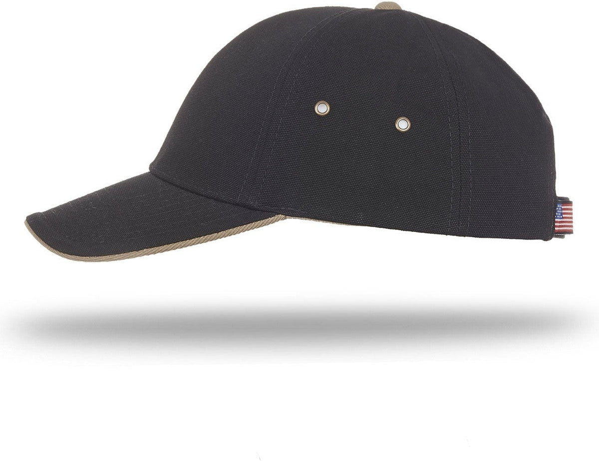 Cobra Cap Tough 6 Panel - Black Khaki