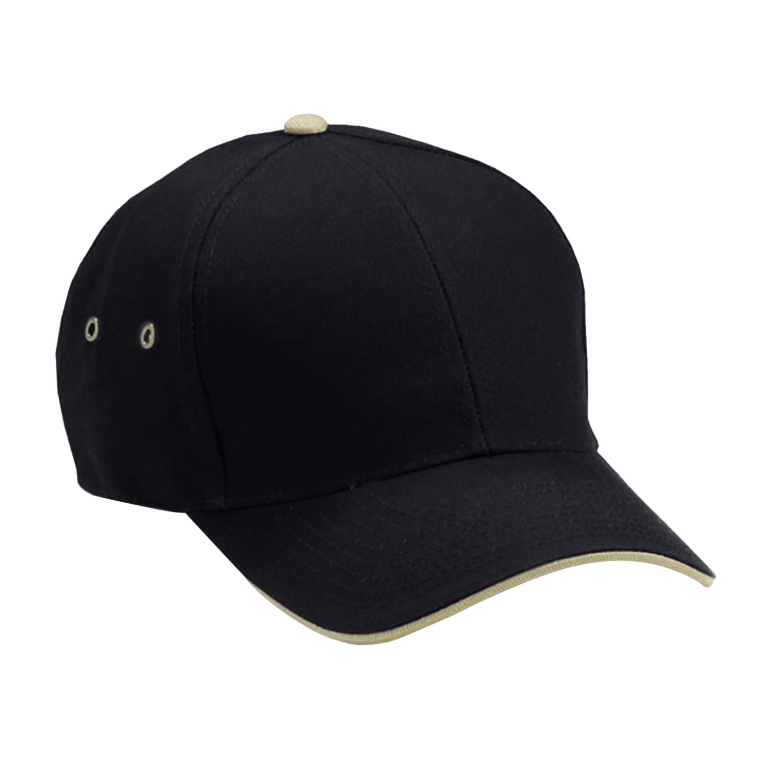 Cobra Cap Tough 6 Panel - Black Khaki
