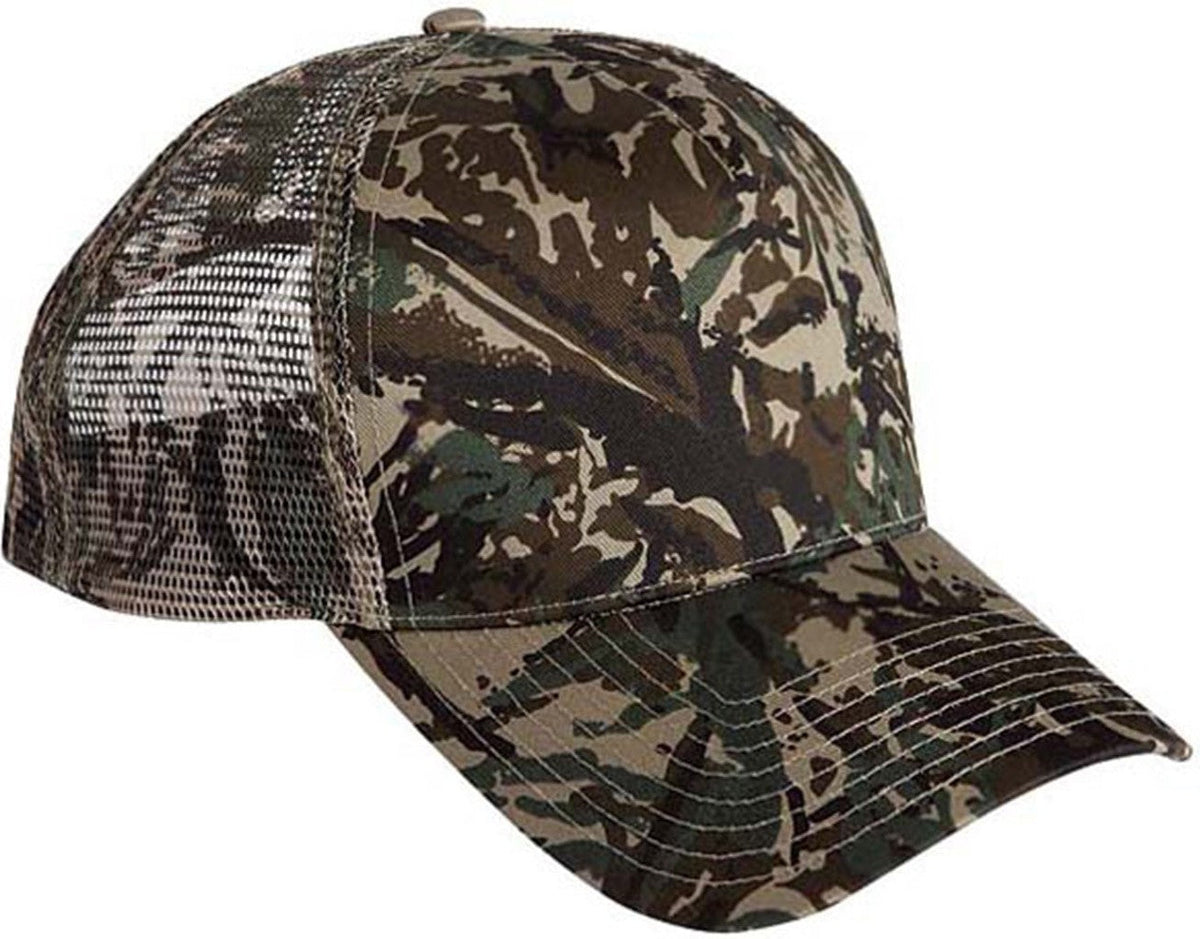Cobra Cap Tpm-c 5 Panel Twill/mesh Back Camo - Bft