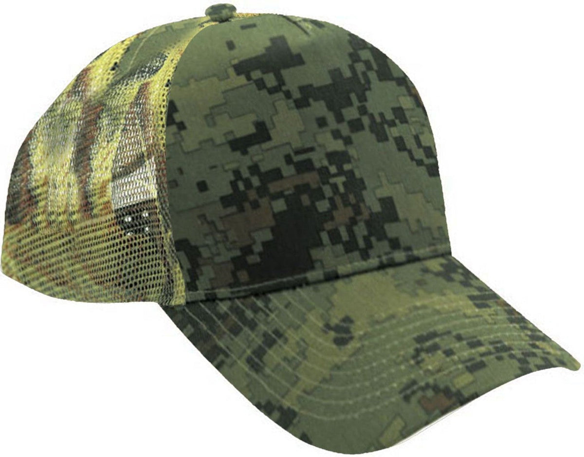 Cobra Cap Tpm-c 5 Panel Twill/mesh Back Camo - Mx