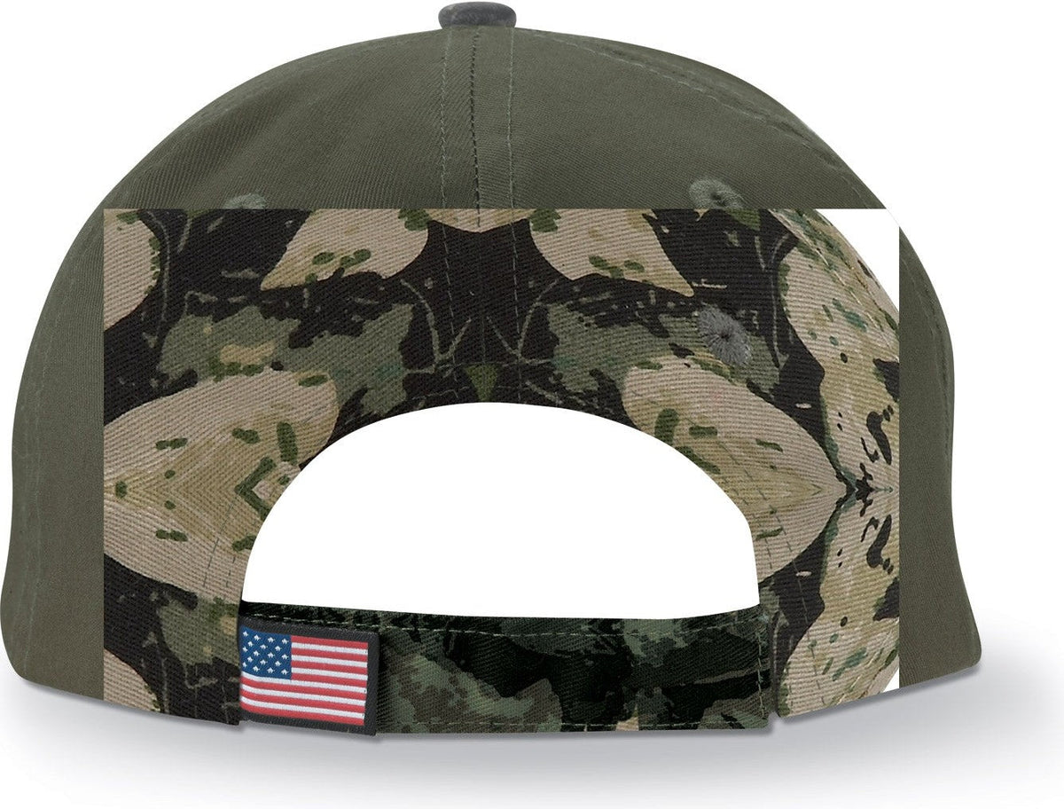 Cobra Cap Tpv-c 5 Panel Cotton Piping Camo - Flameorange Bft - Flameorangebft