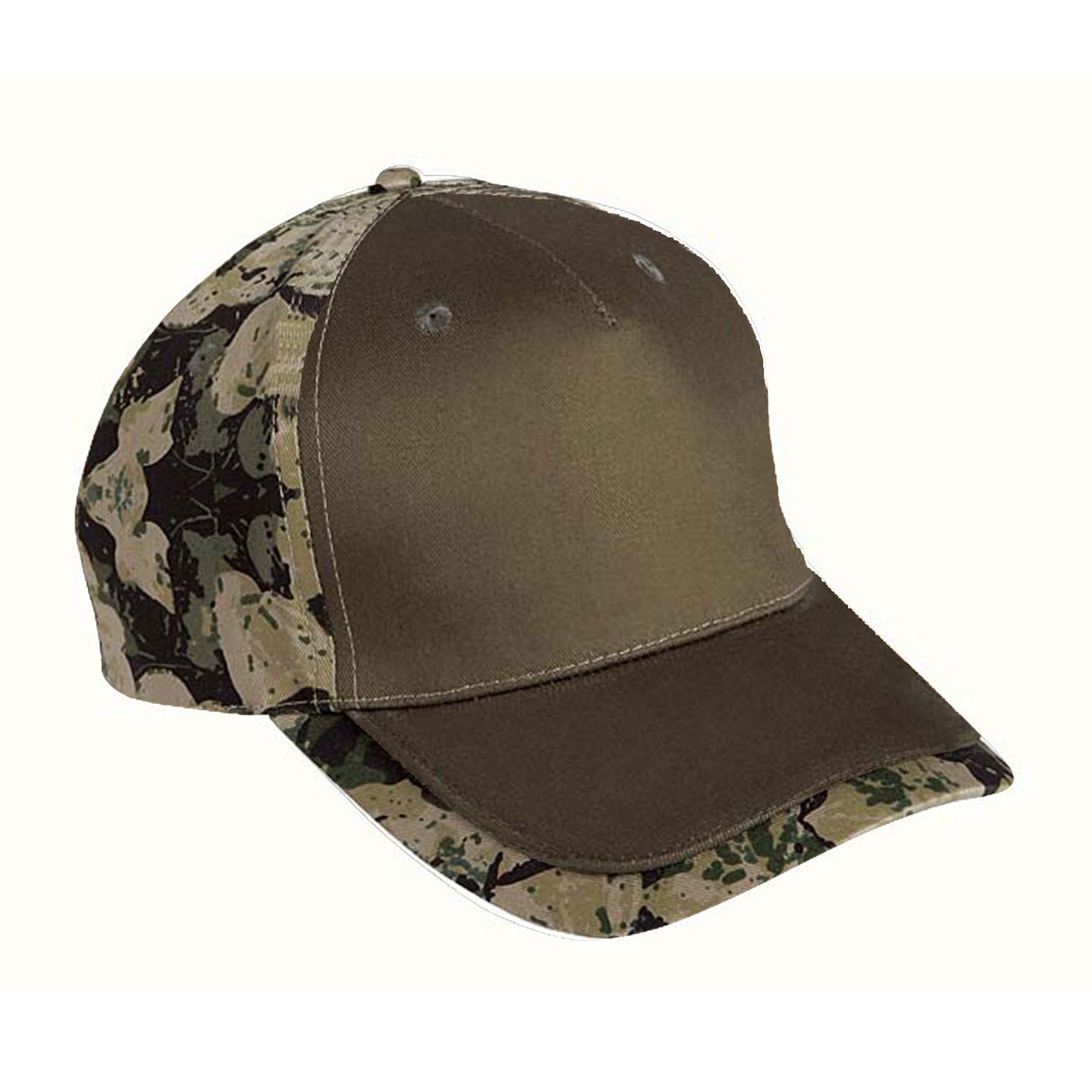 Cobra Cap Tpv-c 5 Panel Cotton Piping Camo - Olive Bs