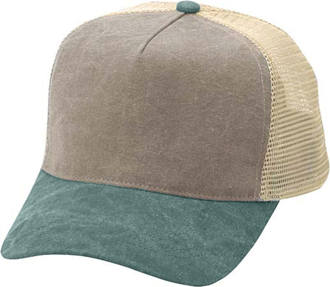 Cobra Cap Tpw-m Low Crown Washed Mesh Back - Sand Moss