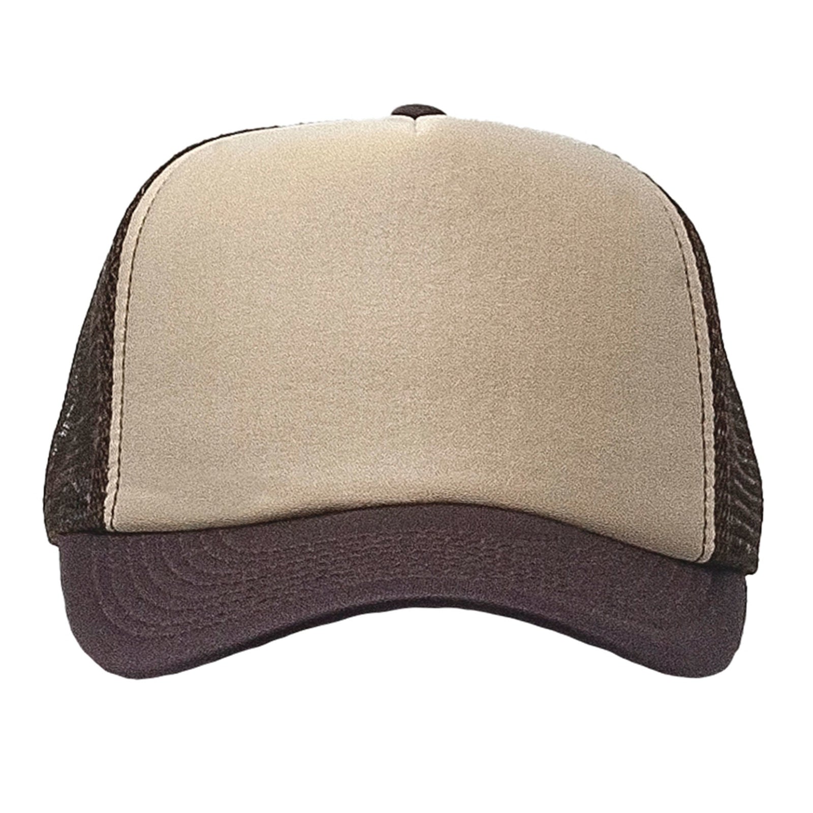 Cobra Cap Truck-5 5 Panel Trucker Foam/mesh - Beige Brown