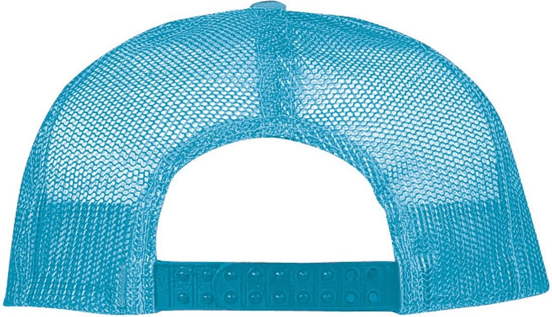 Cobra Cap Truck-5 5 Panel Trucker Foam/mesh - Black Neongreen - Blackneongreen