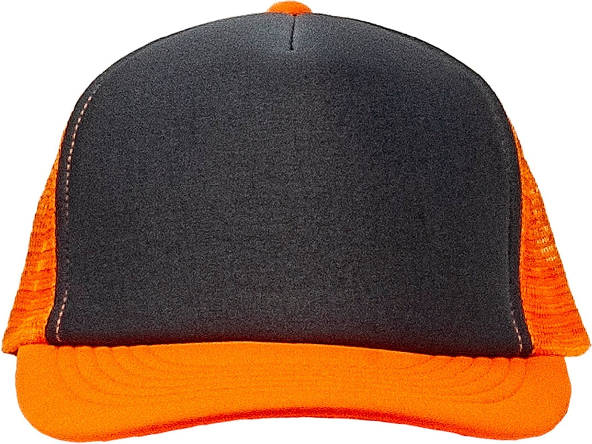 Cobra Cap Truck-5 5 Panel Trucker Foam/mesh - Charcoal Neonorg