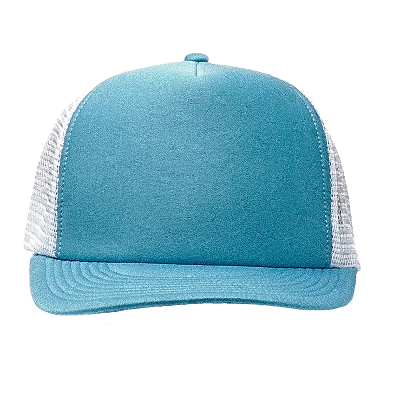Cobra Cap Truck-5 5 Panel Trucker Foam/mesh - Columbia Blue White