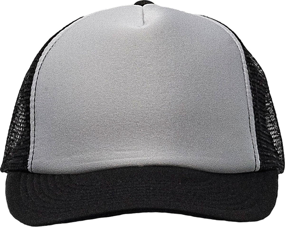 Cobra Cap Truck-5 5 Panel Trucker Foam/mesh - Gray Black