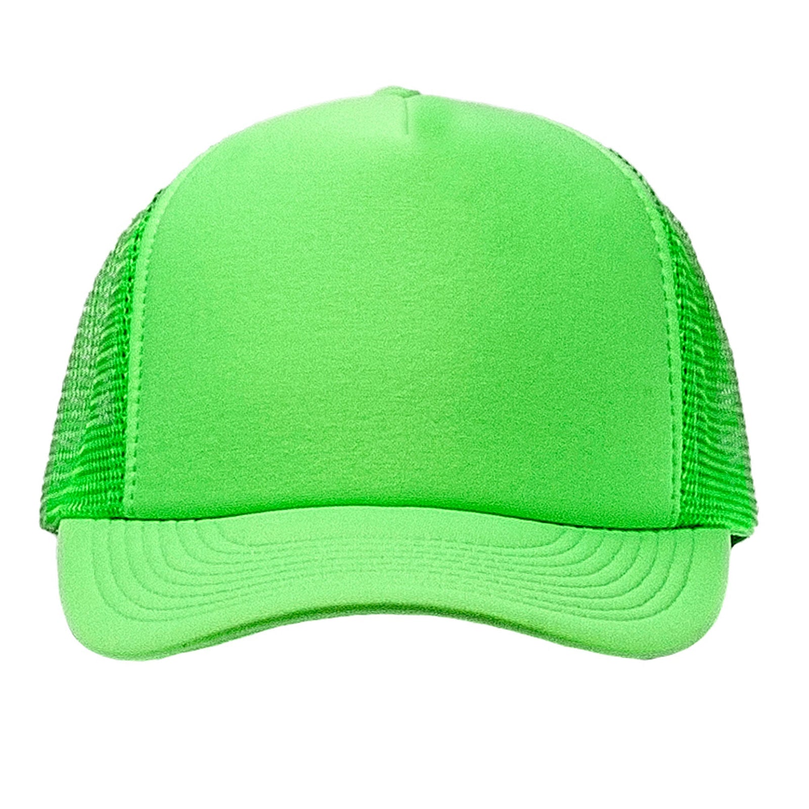 Cobra Cap Truck-5 5 Panel Trucker Foam/mesh - Neon Green