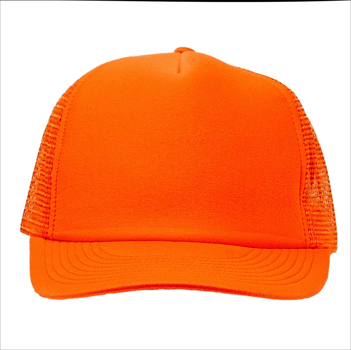 Cobra Cap Truck-5 5 Panel Trucker Foam/mesh - Neon Orange