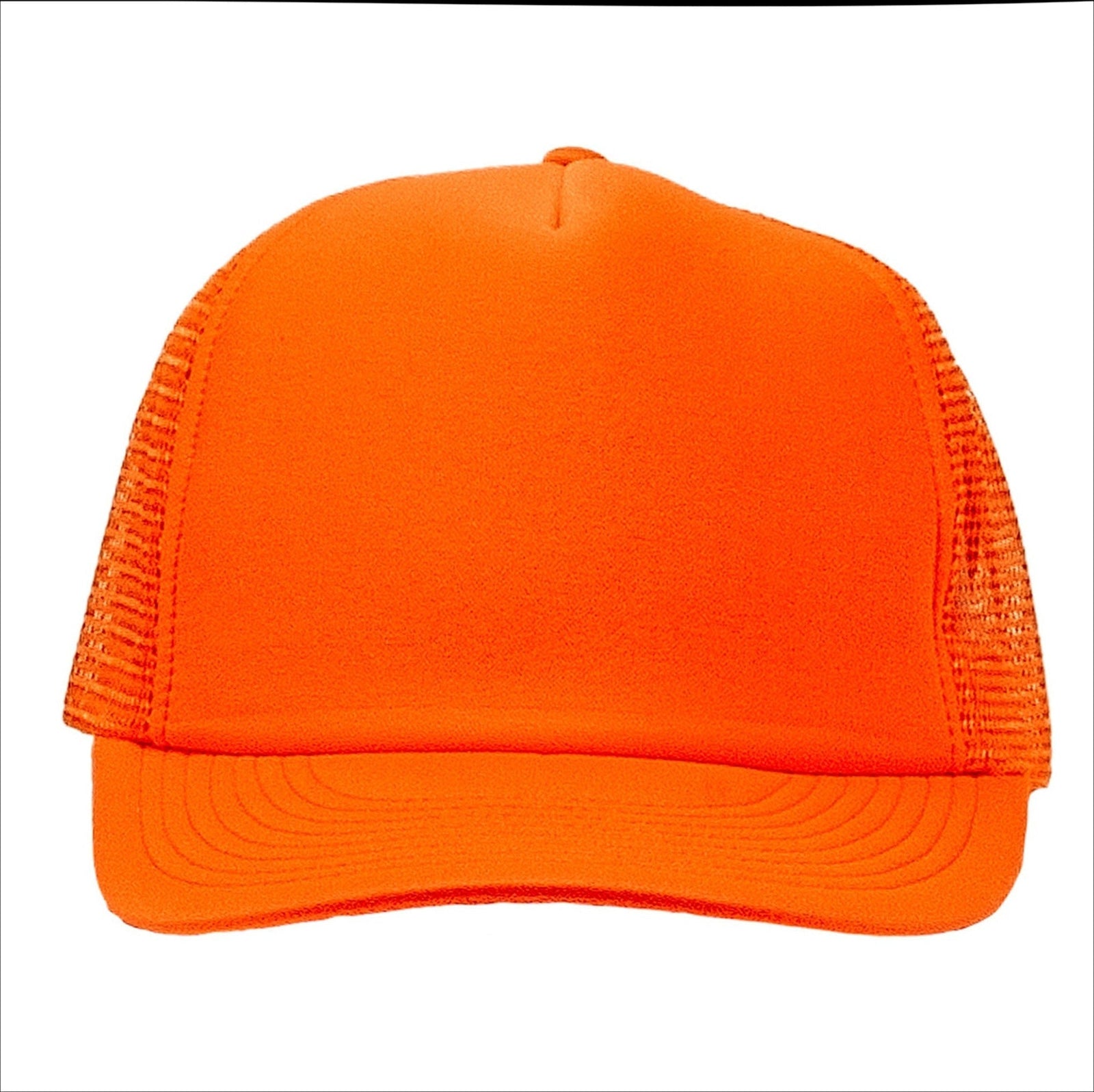 Cobra Cap Truck-5 5 Panel Trucker Foam/mesh - Neon Orange