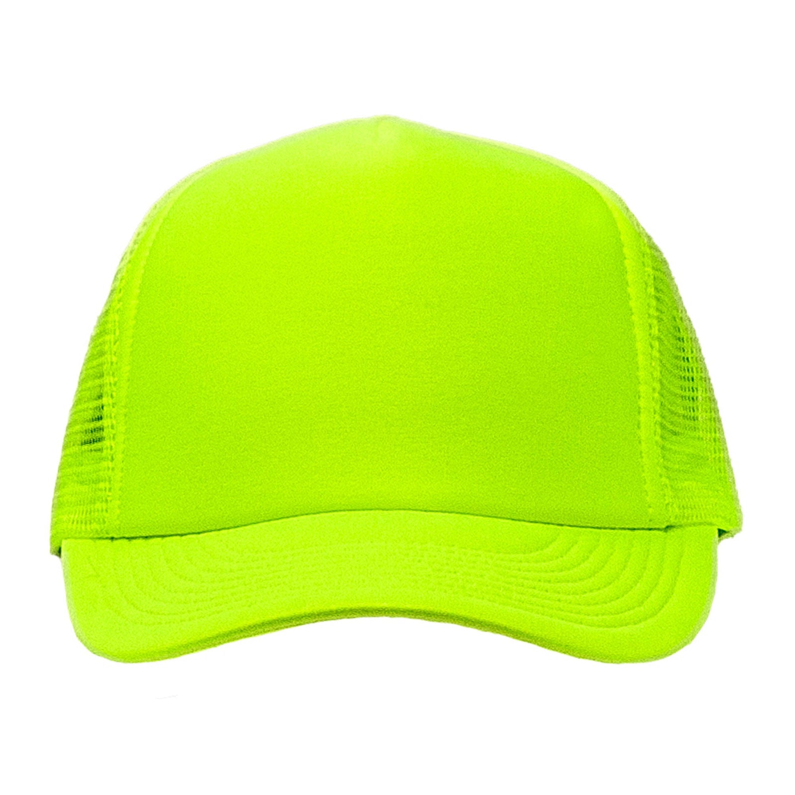 Cobra Cap Truck-5 5 Panel Trucker Foam/mesh - Neon Yellow