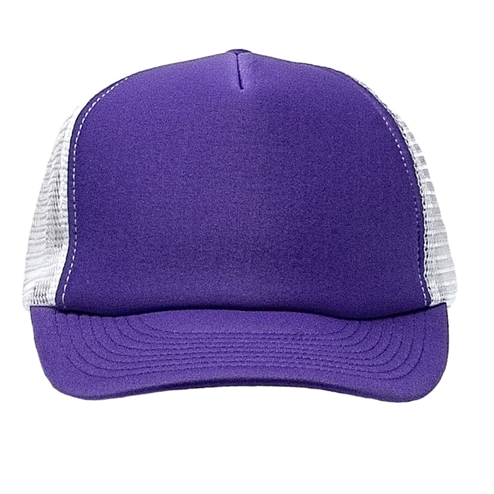 Cobra Cap Truck-5 5 Panel Trucker Foam/mesh - Purple White