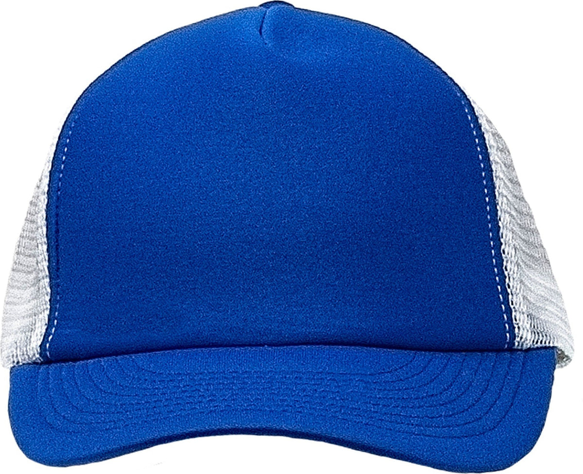 Cobra Cap Truck-5 5 Panel Trucker Foam/mesh - Royal White