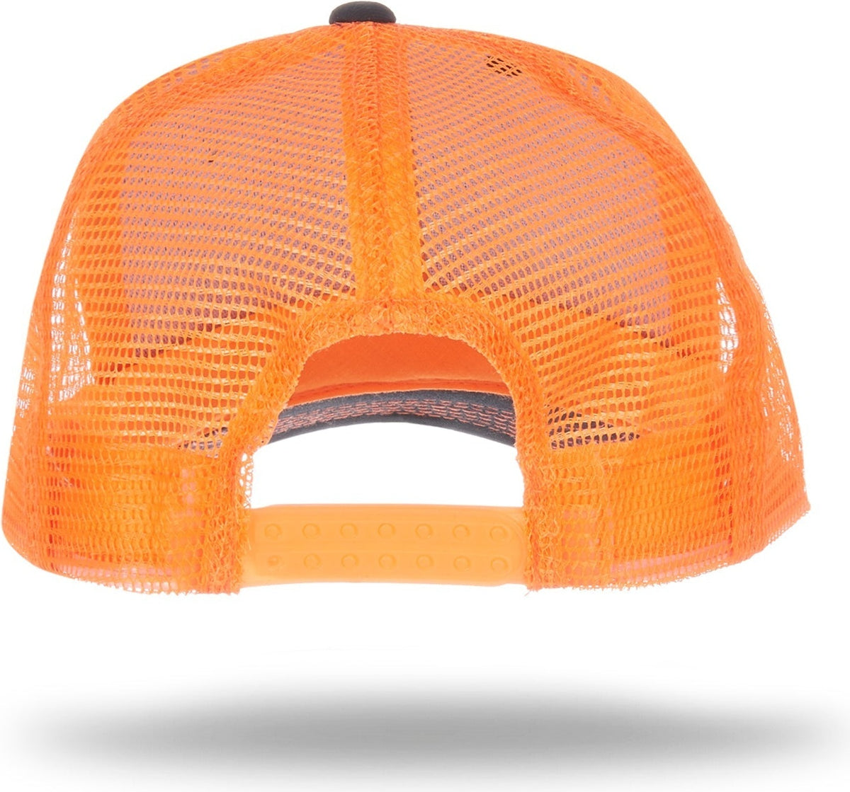 Cobra Cap Truck-6 6 Panel Trucker Twill/mesh - Black Neon Orange
