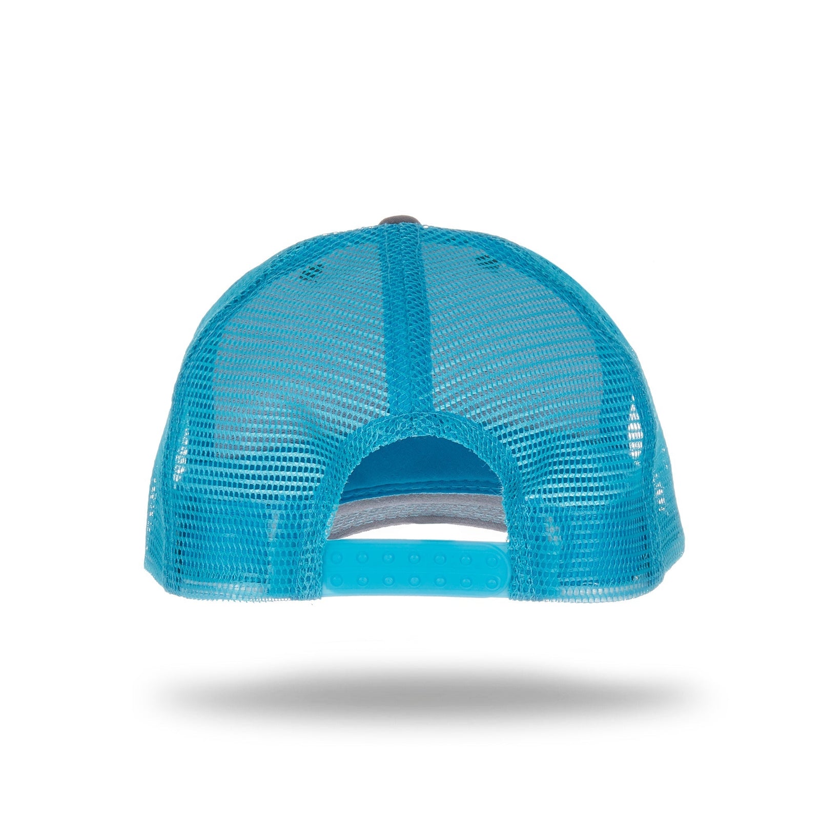 Cobra Cap Truck-6 6 Panel Trucker Twill/mesh - Charcoal Aqua