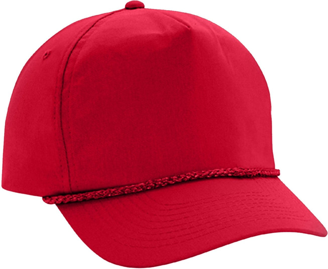 Cobra Cap Tsg 5 Panel Twill Snap Back Golf Rope Caps - Red Hal Moon