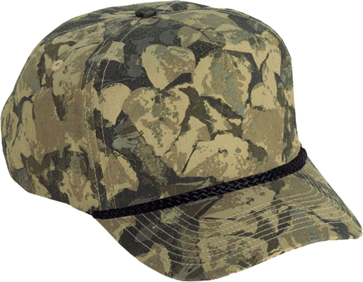 Cobra Cap Tsg-c 5 Panel Camo Golf with Braid - Bs